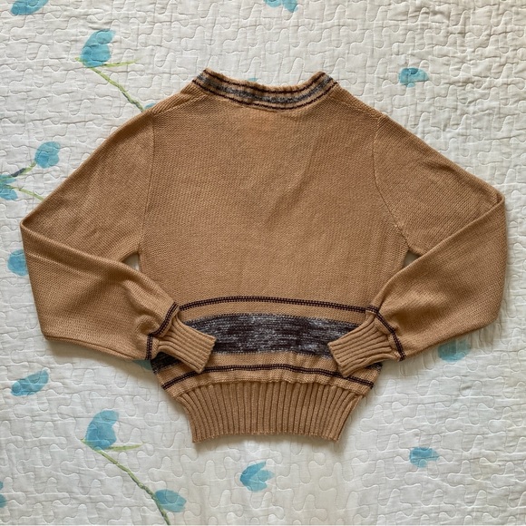 Vintage 90s does 70s Toffee Knit Sweater ☕️ - Picture 3 of 6